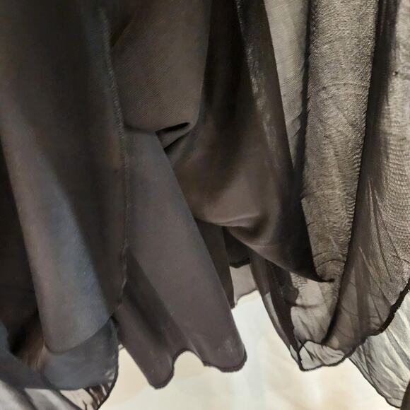 CALIFORNIA CONCEPTS VTG Black Pink Goth Whimsigoth Dark Fairycore Maxi Dress 6 - Picture 8 of 10